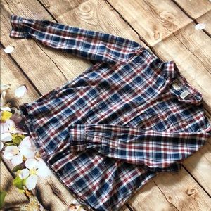 Dockers Red/White/Blue Button Down Shirt